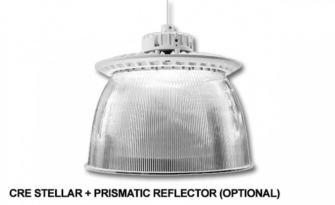 Cree Stellar LED csarnokvilágító 145W/4000K/20000lm 90° lencse IP65